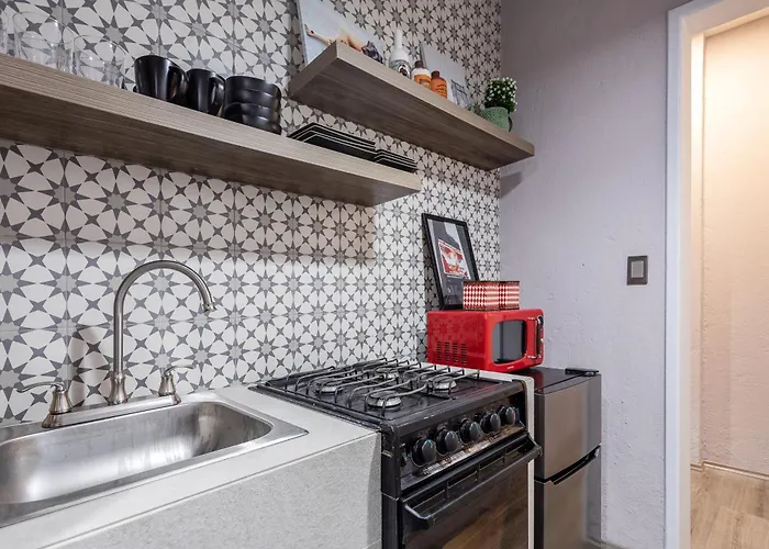 Roma Norte 2br - Parking Sleeps 6 -great Wifi *